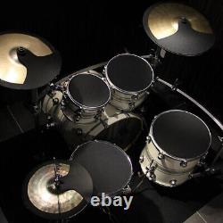 10pcs Drum Mute Silencer Kit Drumming Practice Pad 5 Mm Rubber Foam Set Drum