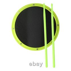 12inch Practice Drum Pad Accessory Practice on Snare Drum for Adults and Kids