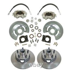 1964-73 Ford Mustang Front Disc Brake Conversion Kit, Drum-Disc 11 Rotors