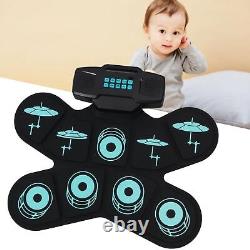 (1)Roll Up Pad Electronic Pads Double Petal Dual Speaker 8mm Total Height For