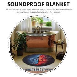 2 Pack Dishwasher Sound Insulation Blanket Practical Drum Kit Carpet Pad