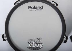 2x Roland PD-85 Mesh Drum Pads 8 Dual Zone Trigger For Electronic Drum Kit