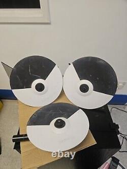 3 X Roland TD-4 Electronic Drum Kit CY-5 Cymbal Pads