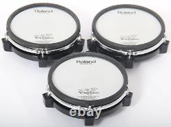 3x Roland PD-85 Mesh Drum Pads 8 Dual Zone Trigger Electronic Kit