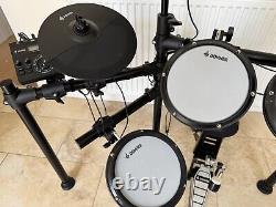 Donner DED-200 Electronic Drum Digital Kit Quiet Mesh Pad 450 Sounds Advancer