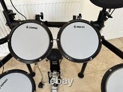 Donner DED-200 Electronic Drum Digital Kit Quiet Mesh Pad 450 Sounds Advancer