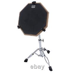 Drum Pad Percussion Instrument Practice Set Kit With Stand Drumstick For Kid GHB