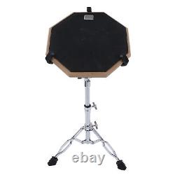 Drum Pad Percussion Instrument Practice Set Kit With Stand Drumstick For Kid REL