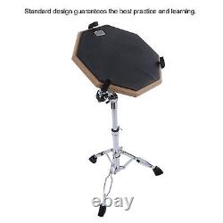 Drum Pad Percussion Instrument Practice Set Kit With Stand Drumstick For Kid YUW