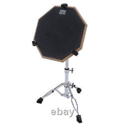 Drum Set Kit Mute Silent Drum With Drumstick Drum Pad Stand Percussion
