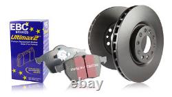 EBC Front Discs & Ultimax Pads for Renault Kangoo 1.4 (228mm Drums) (2001 03)