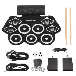 Electronic Drum Pad BT Recording Function Dual Speakers Portable Electronic GF0