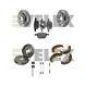 Ford Focus Mk2 1.4 Rear Brake Drums & Shoes & Front Discs & Pads & Fitting Kit