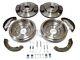Front 2 Brake Discs Pads Rear 2 Drums Shoes Kit Cylinders For Ford Fiesta Mk7