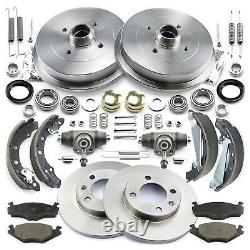 Front Brakes Set + Rear Complete for VW Golf III 1H1 1.4 1.8 1.9 Td Without ABS