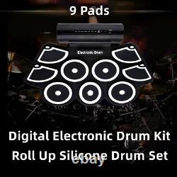 New Drum Set Digital Electronic 9 Pads Digital Drum Electric Drum Set Foot Pedal