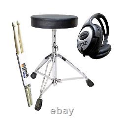 Nux DM-8 E-Dum Electronic Drums Drum Set + Keepdrum Accessory Set