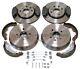 Peugeot 107 Front 2 Brake Discs And Pads + Rear 2 Drums & Shoes + Fitting Kit