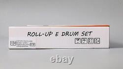 Portable Electronic Drum Set Rechargeable Bluetooth MIDI Roll Up Drum Kit