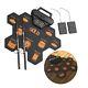 Portable Electronic Drum Set with Roll Up Practice Pad and Built in Speaker