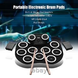 Portable Roll-up Electronic Drum Pad Silicon Digital Drum with K9K3