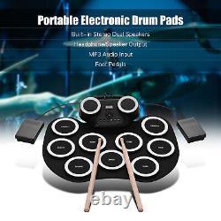 Portable Roll-up Electronic Drum Pad Silicon Digital Drum with Q4S7