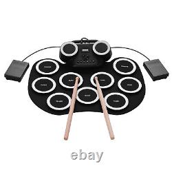 Portable Roll-up Electronic Drum Pad Silicon Digital Drum with X6Z7