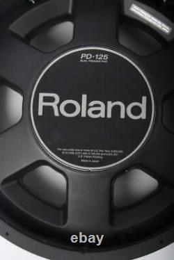 Roland PD-125BK Mesh Drum Pad 12 Black Fade Electronic Dual Trigger Electric Ki