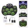 Roll up Drum Kits Portable Electronic Drum Set Compact Size Digital Drum Pad