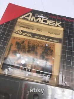 Very Rare Roland Amdek Pck-100 Percussion Stnthesizer Drum Pad Pc-2 Unopened Kit